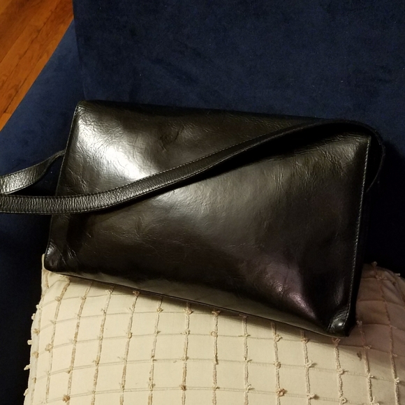 Furla black leather shoulder bag - Picture 2 of 5